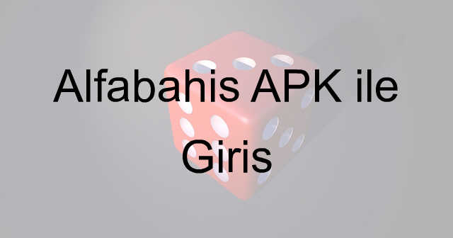 Alfabahis APK