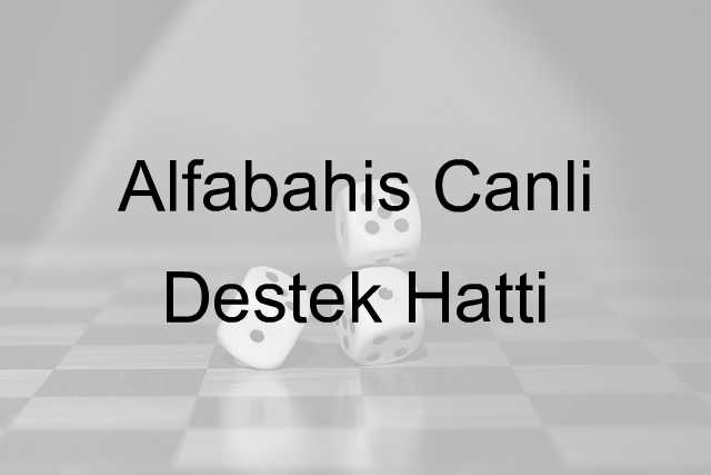 Alfabahis Canlı