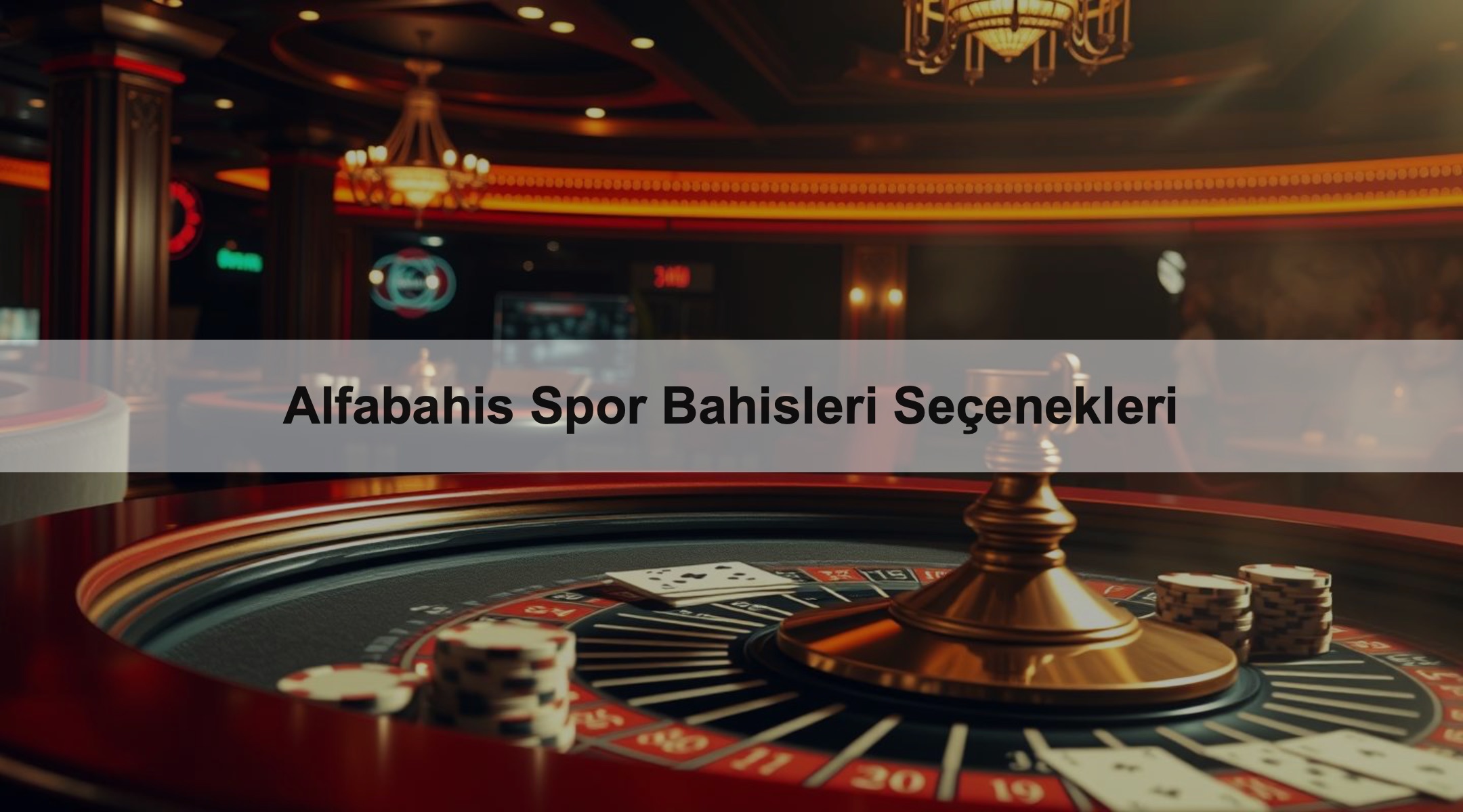 Alfabahis Spor Bahisleri Seçenekleri